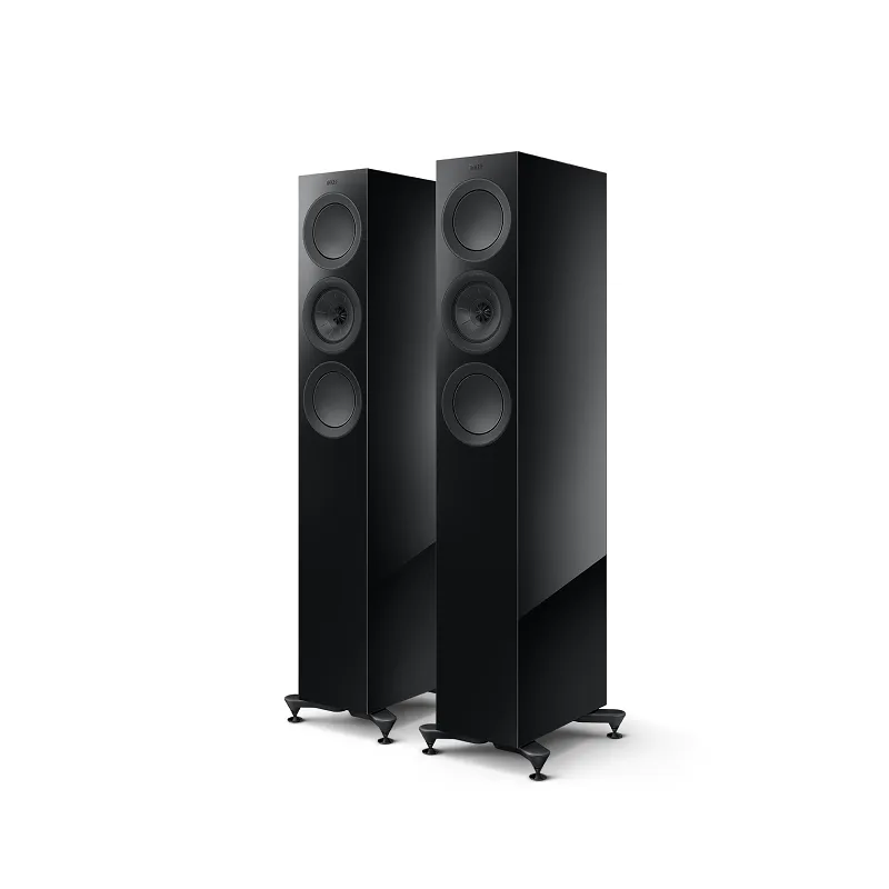 Kolumny podłogowe KEF R5 Meta (black gloss)