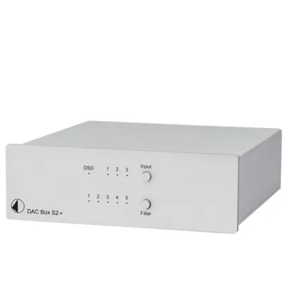 Przetwornik cyfrowo-analogowy Pro-Ject DAC Box S2+ (srebrny)
