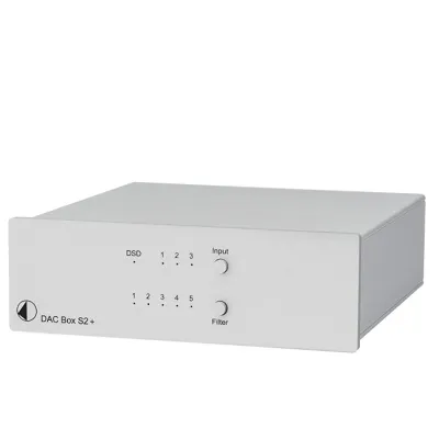 Przetwornik cyfrowo-analogowy Pro-Ject DAC Box S2+ (srebrny)