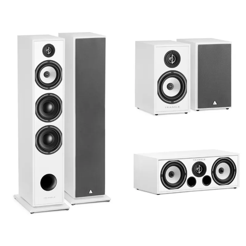 TRIANGLE BOREA BR08 + BR02 + BRC01 ZESTAW 5.0  (biały)