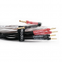 Kable głośnikowe typu BI-WIRE Melodika BSBW225 Brown Sugar (banan)