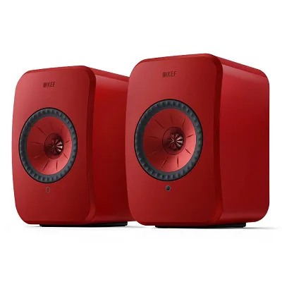 Kolumny podstawkowe KEF LSX II Wireless (Lava Red)