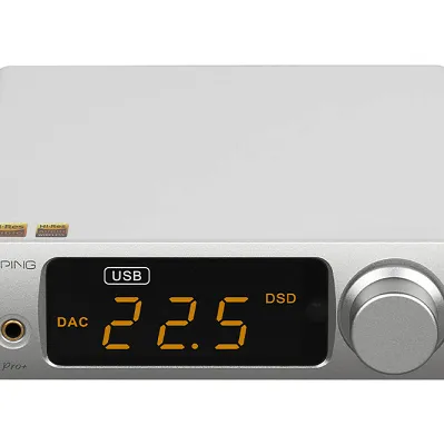 Wzmacniacz słuchawkowy Topping DX3 Pro+ (srebrny)