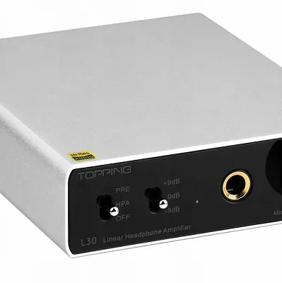 Wzmacniacz słuchawkowy Topping L30 (srebrny)