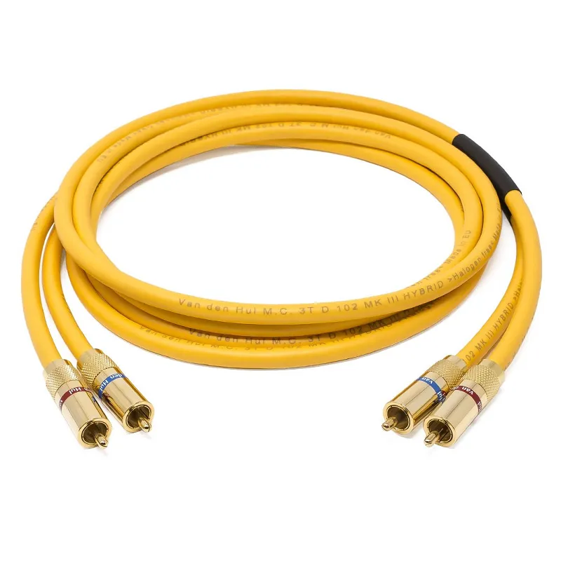 Interkonekt analogowy zbalansowany RCA Van den Hul The D-102 III 3T Hybrid