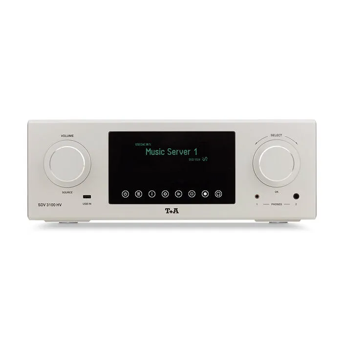 Przetwornik cyfrowo-analogowy T+A SDV 3100 HV (srebrny)