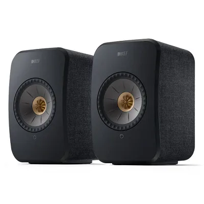 Kolumny podstawkowe KEF LSX II Wireless (Carbon Black)
