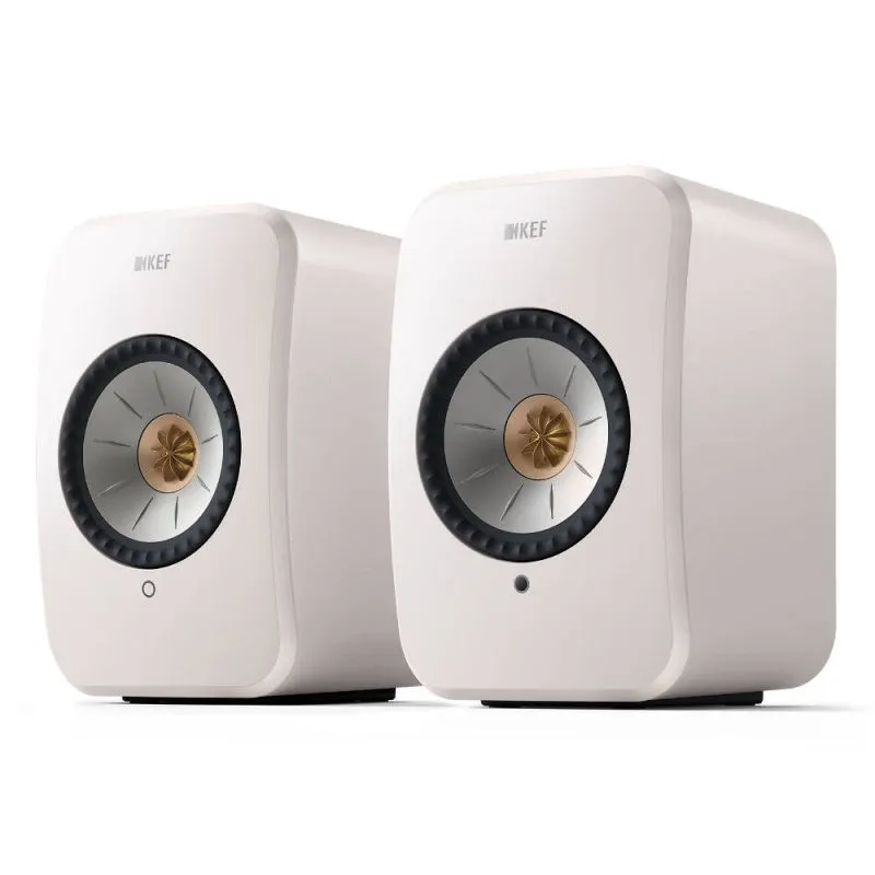 Kolumny podstawkowe KEF LSX II Wireless (Mineral White)
