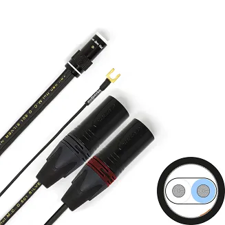 Interkonekt gramofonowy XLR Van den Hul D - 501 Silver Hybrid - 3