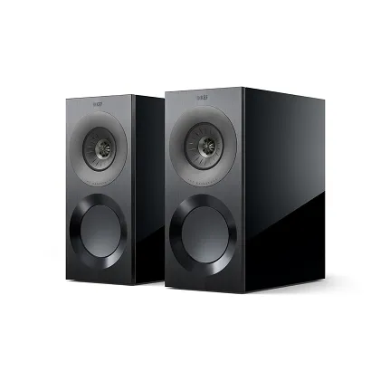 Kolumny podstawkowe KEF Reference 1 Meta (High-Gloss Black/Grey)