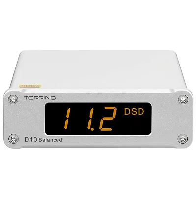 Przetwornik cyfrowo-analogowy Topping D10 Balanced srebrny (D10b)