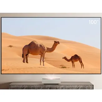 Laserowy projektor krótkoogniskowy XGIMI Aura 2 +ekran projekcyjny ALR 100