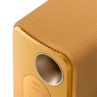 Kolumny podstawkowe KEF LSX II (Amber Haze / Żółty) - 3