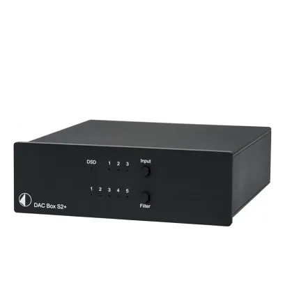 Przetwornik cyfrowo-analogowy Pro-Ject DAC Box S2+ (czarny)