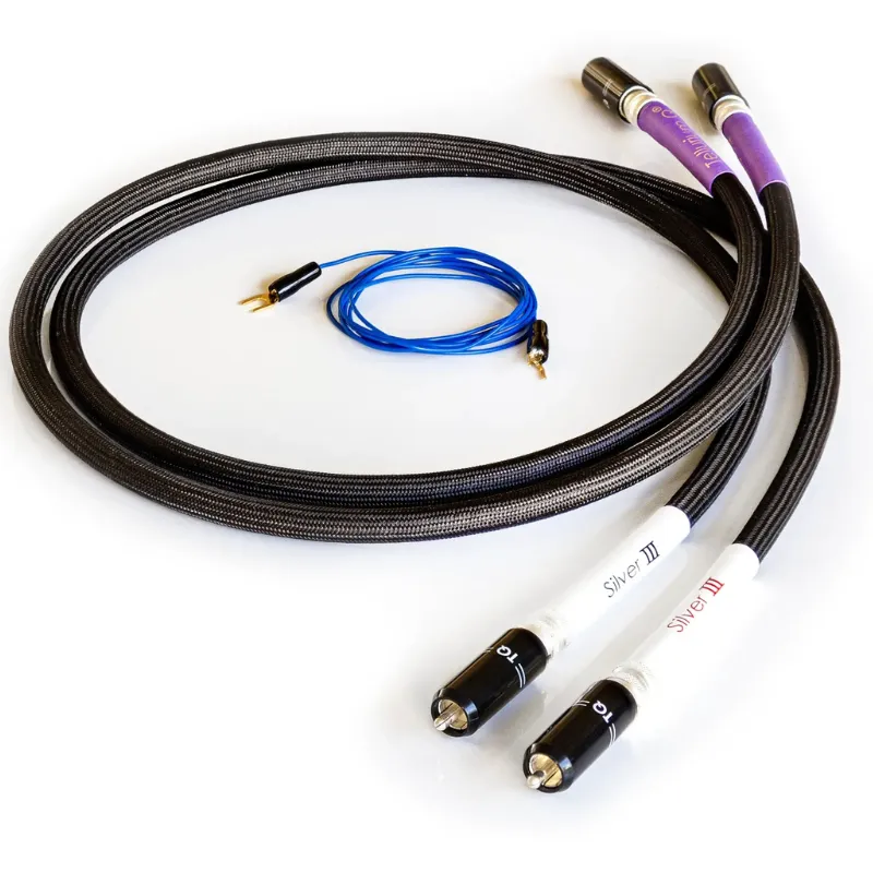 Kabel gramofonowy Tellurium Q Ultra Silver III Turntable RCA