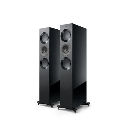 Kolumny podłogowe KEF Reference 3 Meta (High-Gloss Black/Grey)