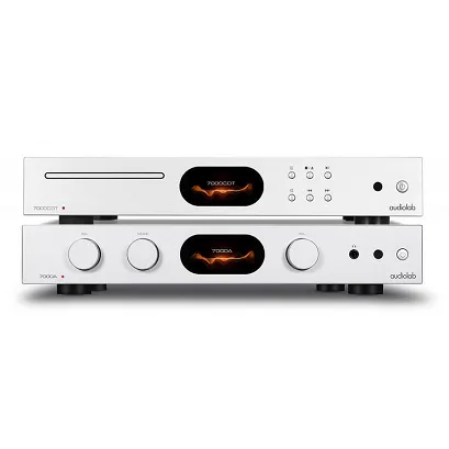 Audiolab 7000A + 7000CDT (srebrny)