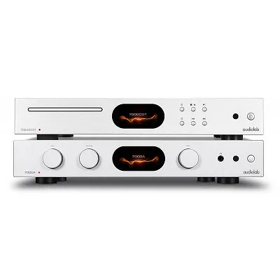 Audiolab 7000A + 7000CDT (srebrny)