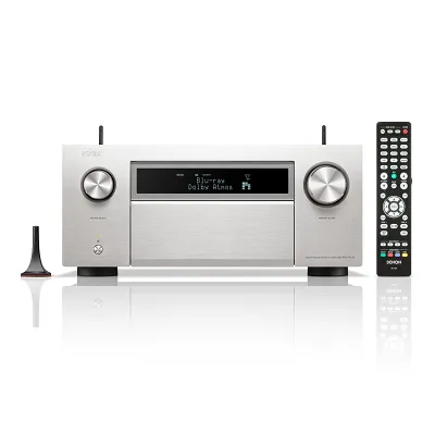 Amplituner kina domowego Denon AVC-A1H (srebrny)