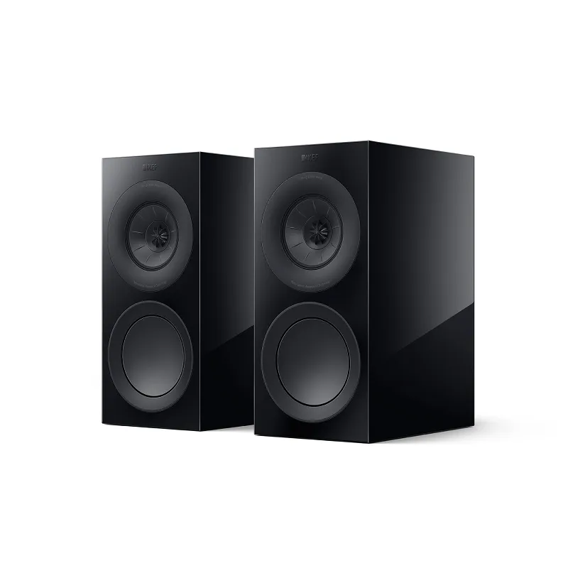 Kolumny podstawkowe KEF R3 Meta (black gloss) - outlet