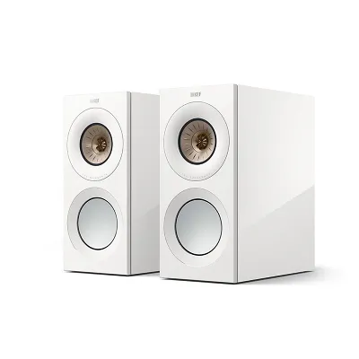 Kolumny podstawkowe KEF Reference 1 Meta (High-Gloss White/Champagne)