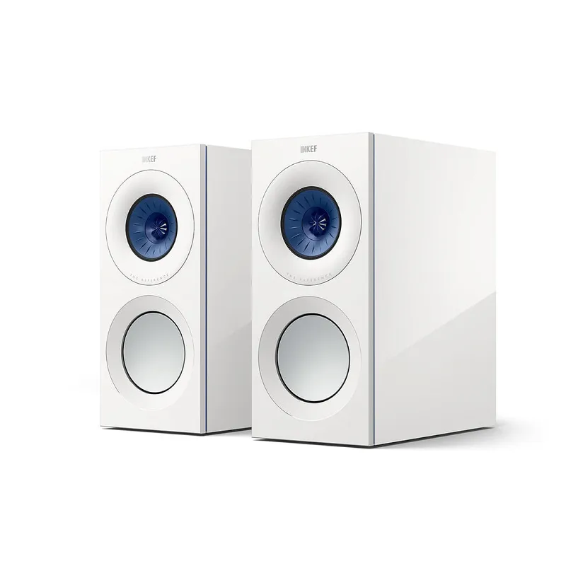 Kolumny podstawkowe KEF Reference 1 Meta (High-Gloss White/Blue)