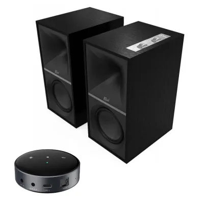 Kolumny aktywne Klipsch The Sevens (czarny) + WiiM Mini