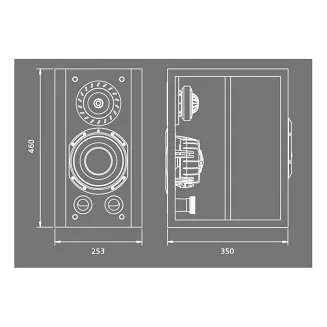 Kolumny podstawkowe Triangle Magellan Duetto (mahoń błyszczący) - 4