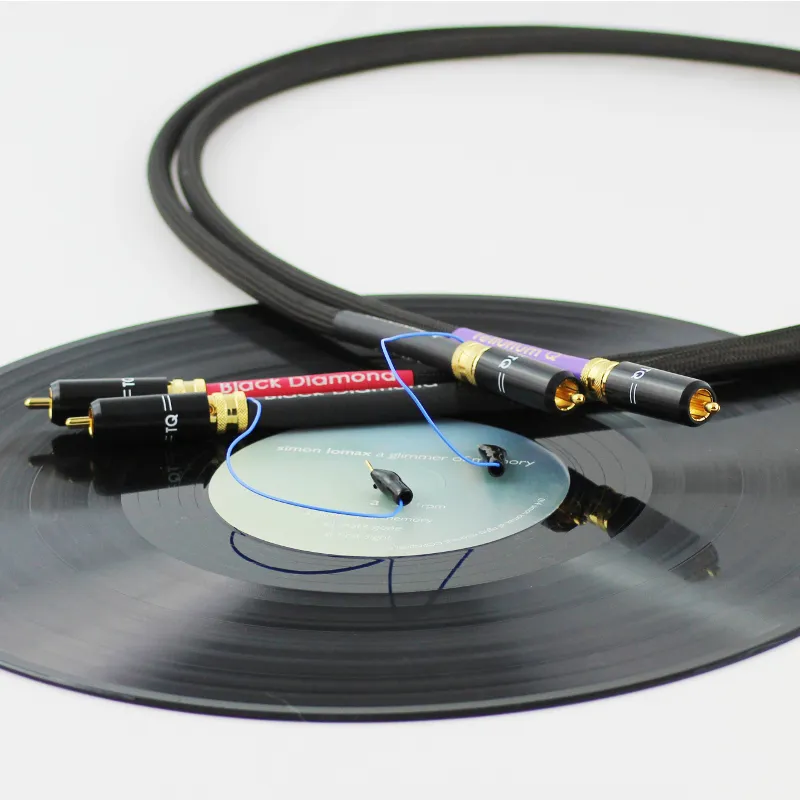 Kabel gramofonowy Tellurium Q Black Diamond Turntable RCA