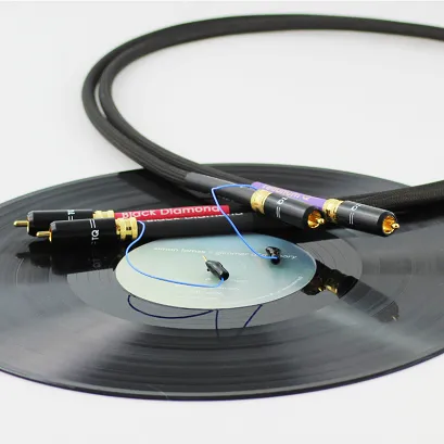 Kabel gramofonowy Tellurium Q Black Diamond Turntable RCA