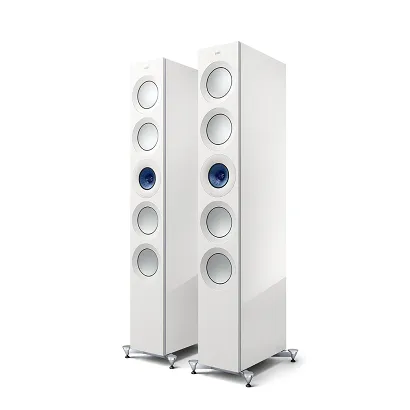Kolumny podłogowe KEF Reference 5 Meta (High-Gloss White/Blue)