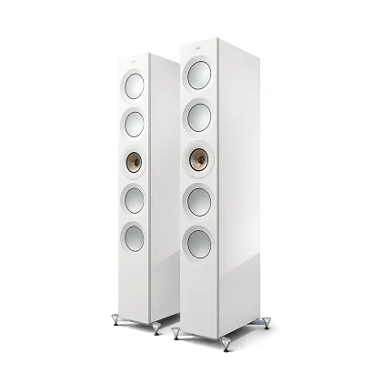 Kolumny podłogowe KEF Reference 5 Meta (High-Gloss White/Champagne)