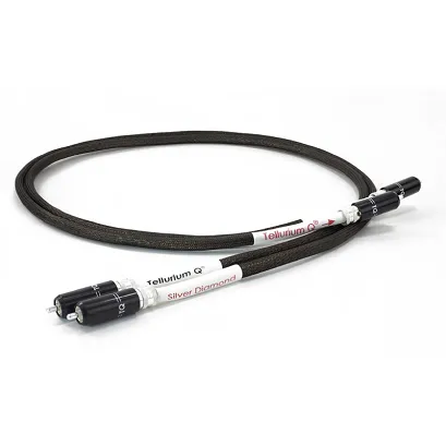 Interkonekt RCA Tellurium Q Silver Diamond RCA