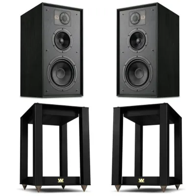 Kolumny podstawkowe Wharfedale Linton 85th + standy (czarny)