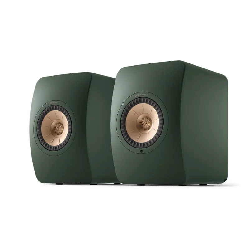 Kolumny podstawkowe KEF LS50 Wireless II (Mchowa zieleń)