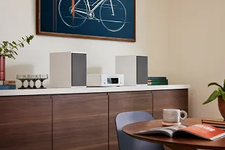 Amplituner Denon RCD-N12 DAB (biały) - 10