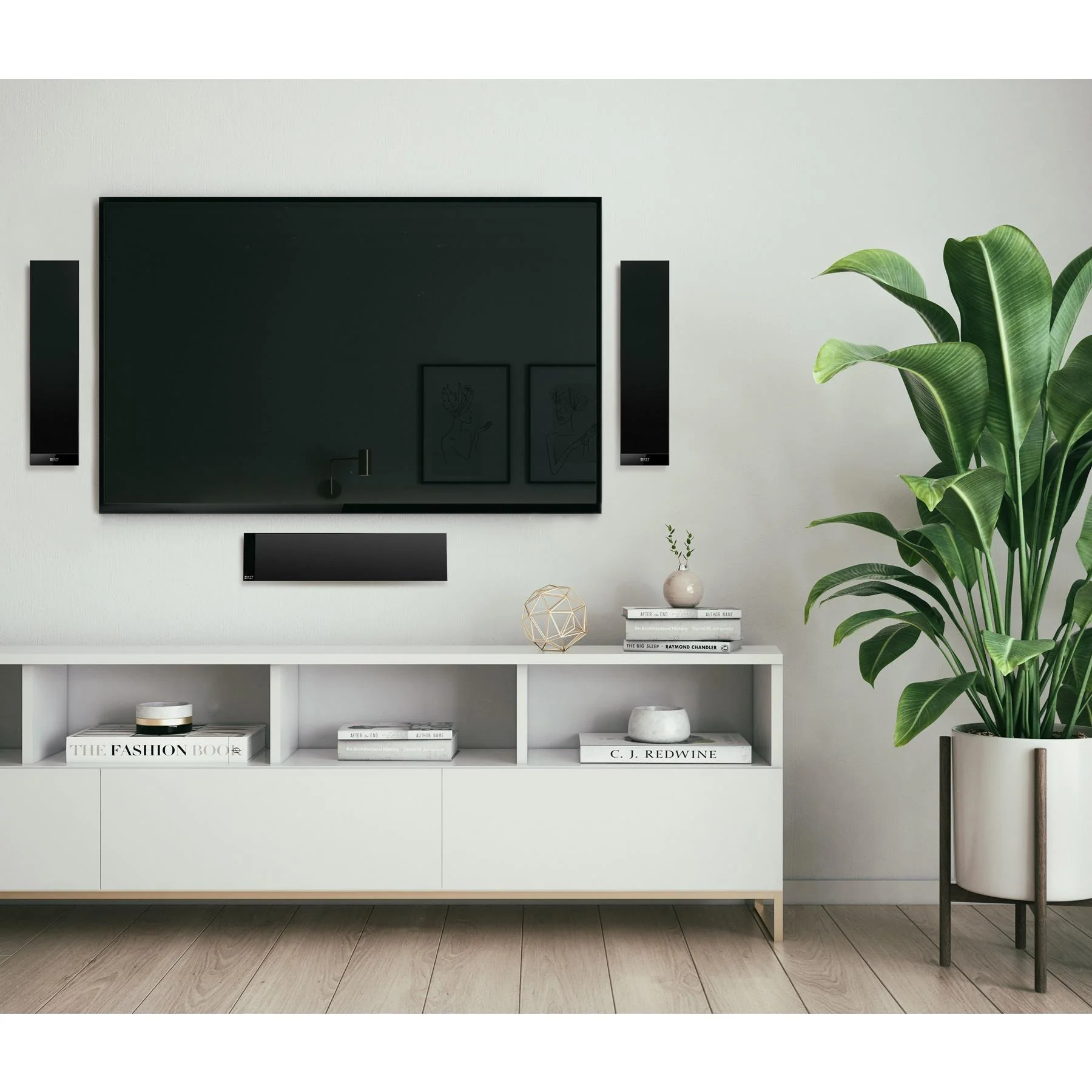 KEF T301 – cienki głośnik ścienny z potężnym brzmieniem i nowoczesnym designem KEF T301 to elegancki, płaski głośnik idealny do telewizorów i kina domowego.