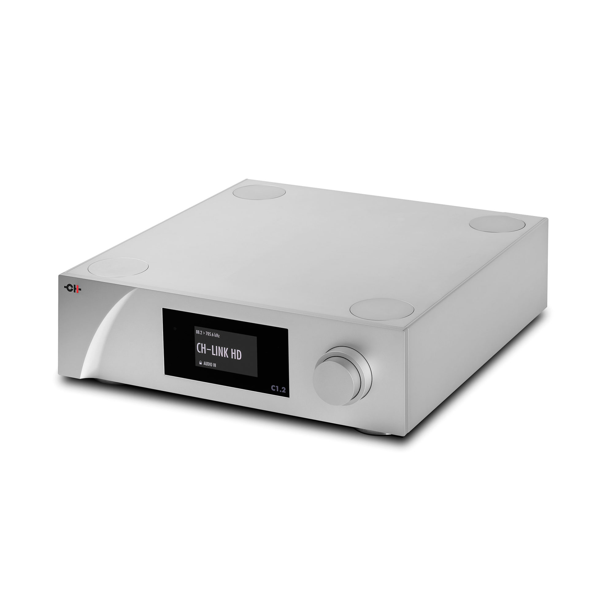 CH Precision C1.2 – Referencyjny DAC high-end z obsługą DSD512 i MQA CH Precision C1.2 to przetwornik cyfrowo-analogowy klasy high-end z pełną obsługą DSD512, MQA, CH-Link HD i wejść analogowych. Maksymalna precyzja, elastyczność i przyszłościowa modułowość.