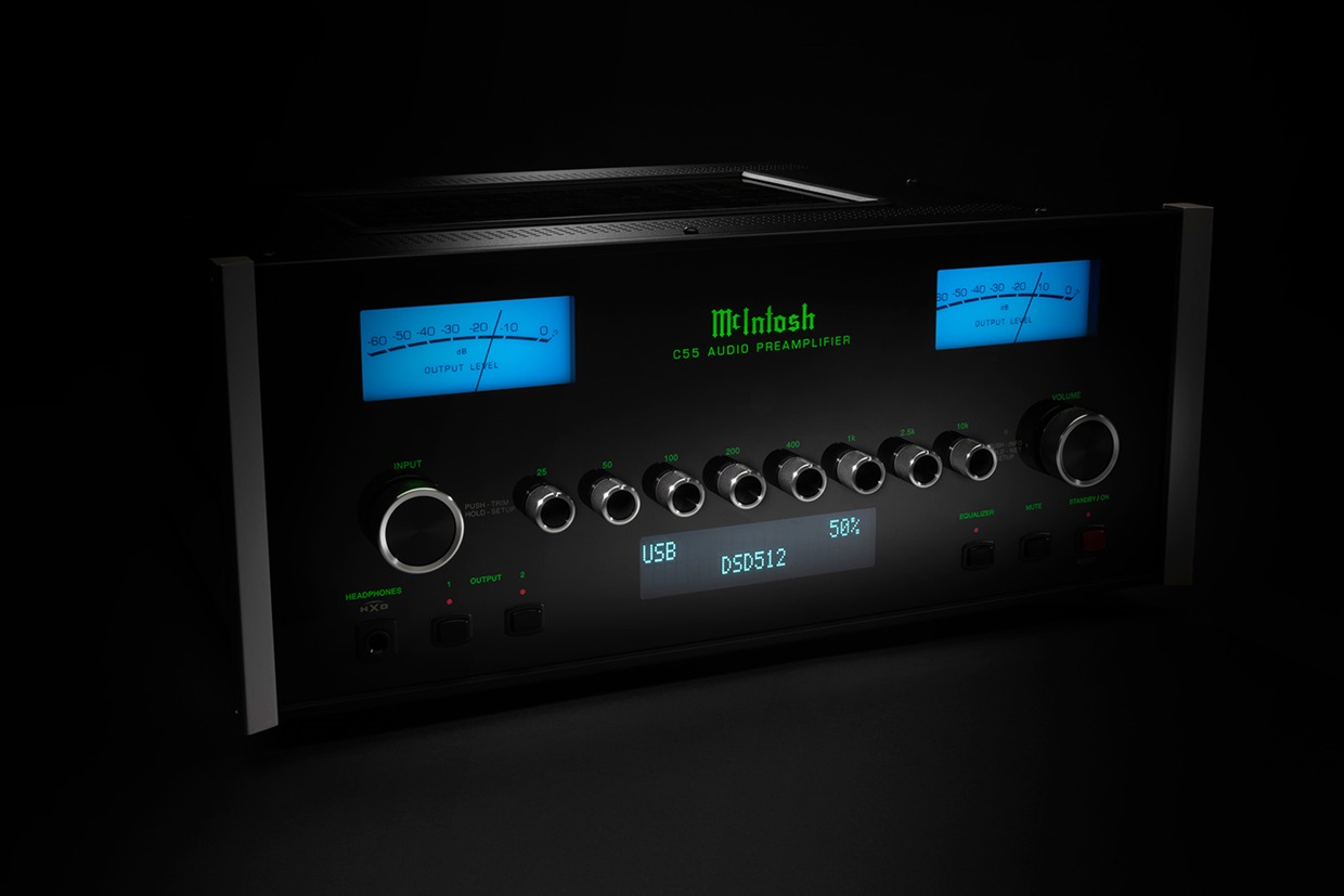 McIntosh C55 – High-endowy przedwzmacniacz stereo z DA2, HDMI ARC i pętlą procesora Odkryj McIntosh C55 – referencyjny przedwzmacniacz stereo z wejściami analogowymi i cyfrowymi, modułem DA2, HDMI ARC i funkcją bi-ampingu. Idealny dla audiofilów.