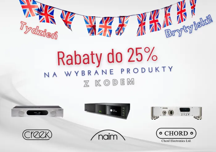 Tydzień brytyjski - rabaty do 25%!