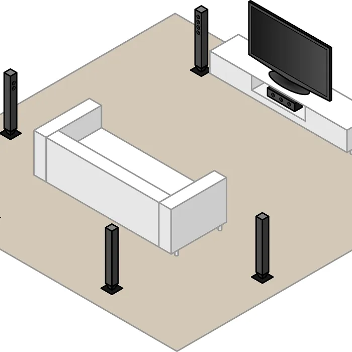 Podpowiadamy, jak rozmieścić głośniki w zestawie z kinem domowym