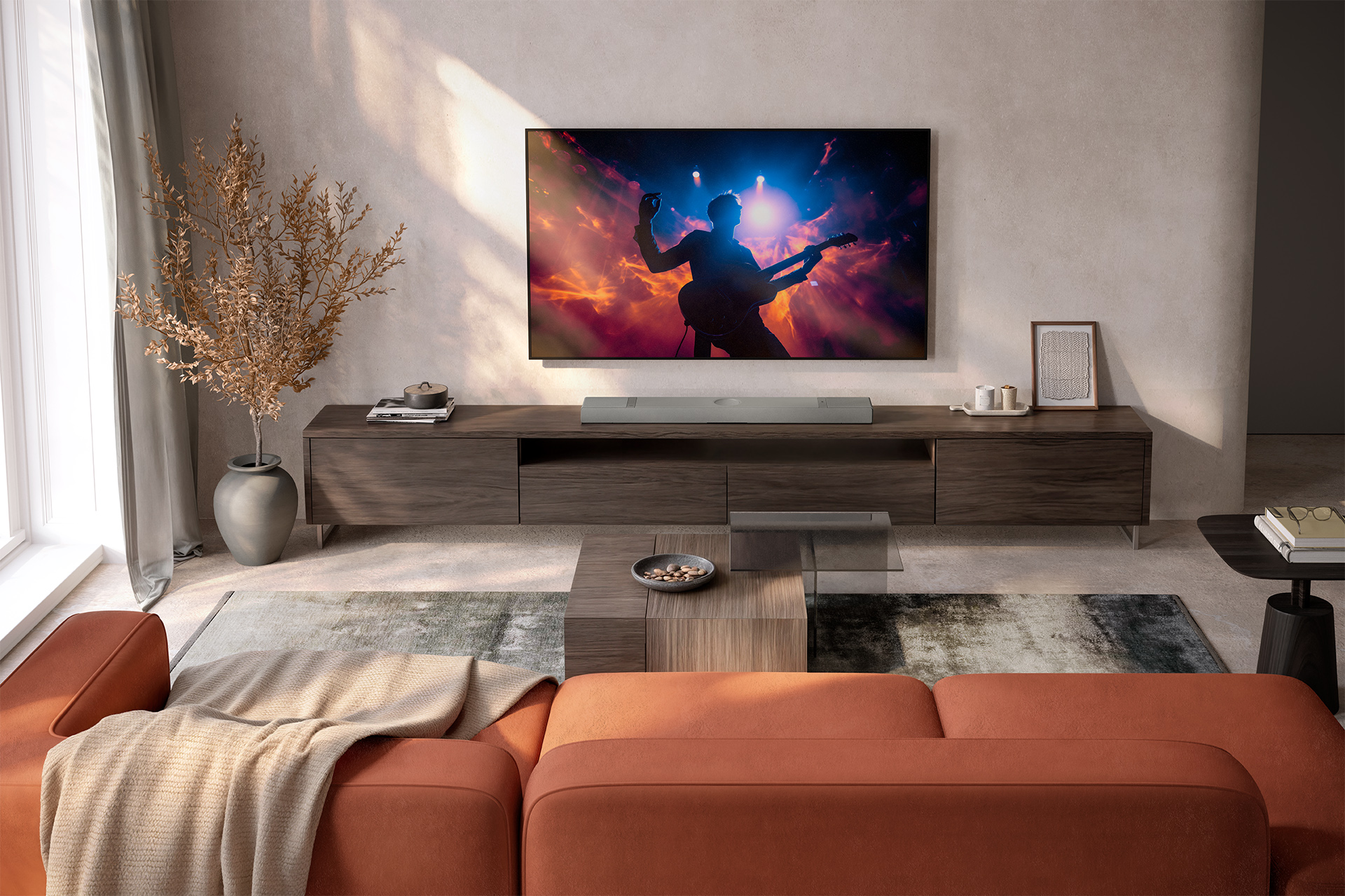 KEF XIO Soundbar – dźwięk przestrzenny Dolby Atmos w smukłej formie KEF XIO Soundbar oferuje dźwięk 5.1.2 z Dolby Atmos, DTS:X i Sony 360 Reality Audio, 12 wzmacniaczy klasy D, technologię Uni-Q i VECO. Smukły, elegancki i potężny.