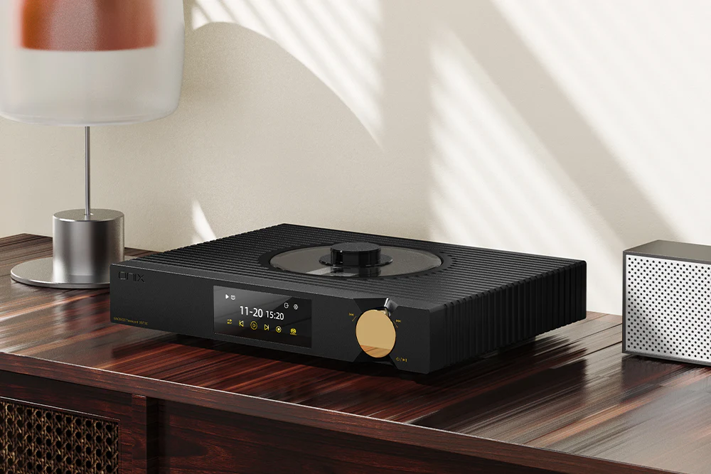 ONIX Zenith XST20 to high-endowy transport SACD/CD z obsługą DSD, sześcioma cyfrowymi wyjściami audio i elegancką aluminiową obudową. Idealny wybór dla audiofilów ceniących najwyższą jakość dźwięku.