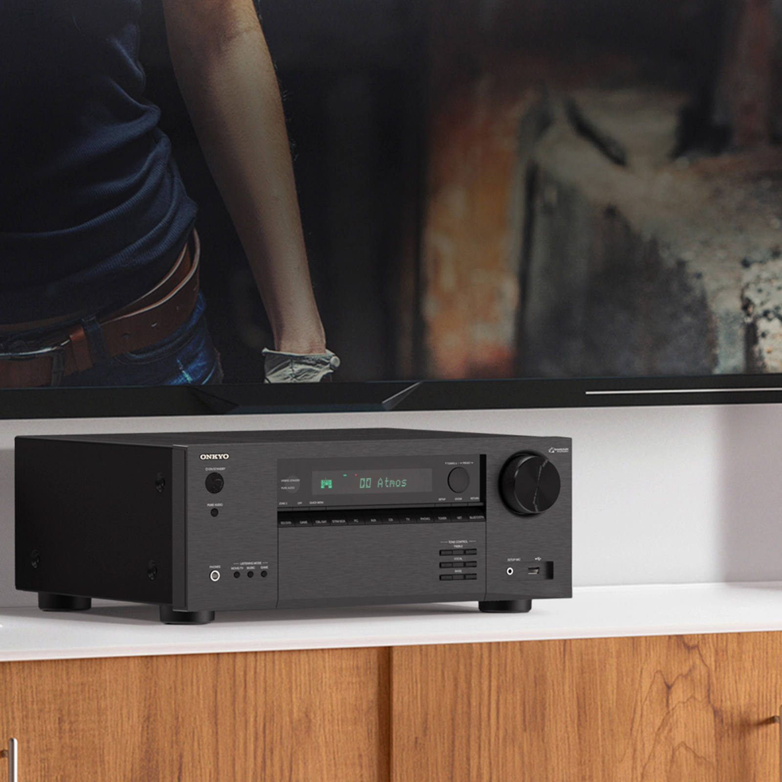 ONKYO TX-NR6050 BLACK – amplituner 7.2 z HDMI 2.1, 8K, Dolby Atmos ONKYO TX-NR6050 to nowoczesny amplituner 7.2 z HDMI 2.1, obsługą 8K, Dolby Atmos i DTS:X. Zbuduj swoje kino domowe z dźwiękiem i obrazem nowej generacji.