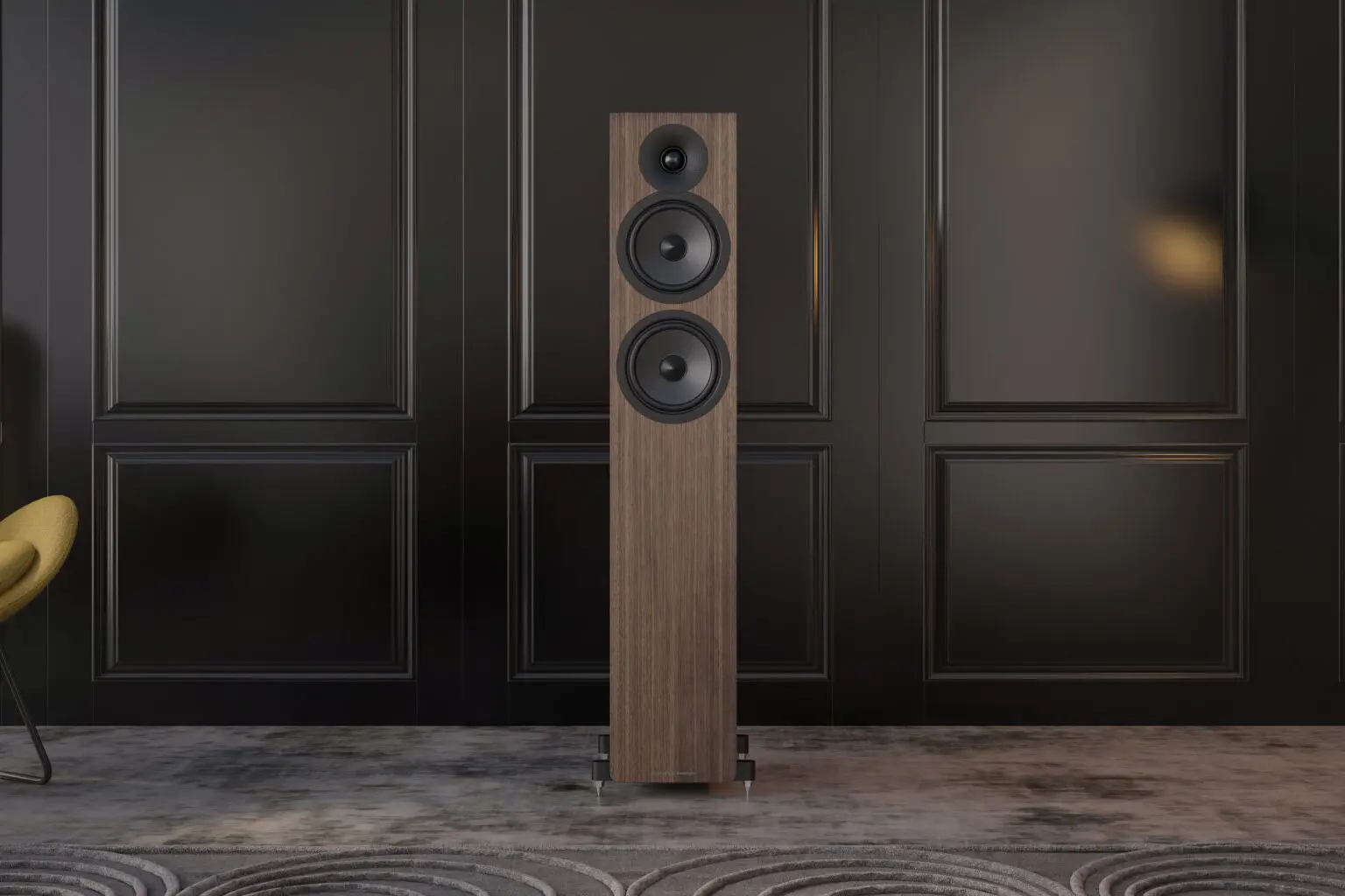 Acoustic Energy AE309² – smukłe kolumny podłogowe o potężnym brzmieniu AE309² to nowa generacja kolumn podłogowych Acoustic Energy – z przetwornikami CORINIUM™, obudową RSC™ i eleganckim wykończeniem. Idealne do średnich i dużych pomieszczeń.