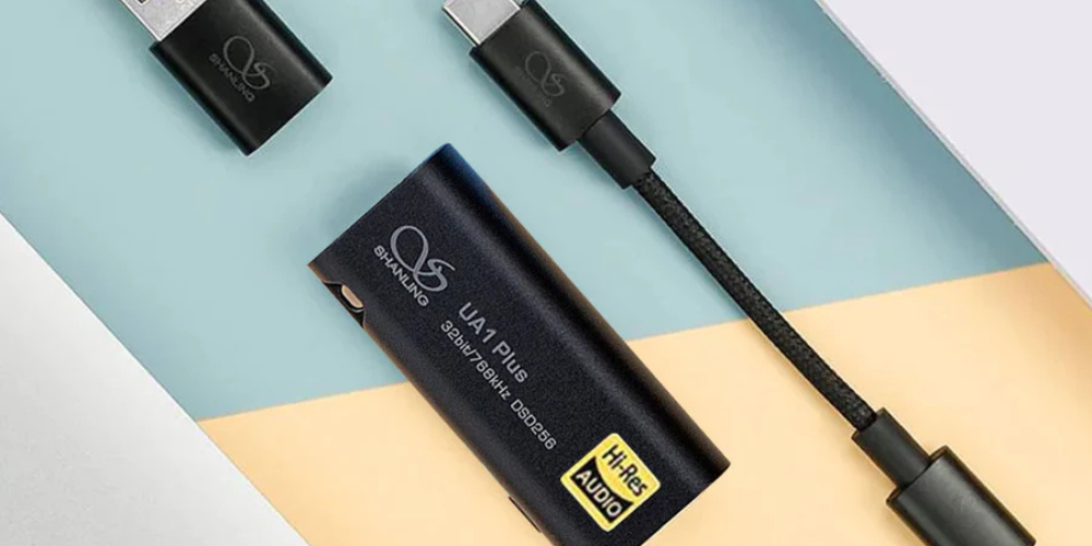 Przenośny wzmacniacz słuchawkowy z przetwornikiem DAC (DAC/AMP) Shanling UA1 Plus